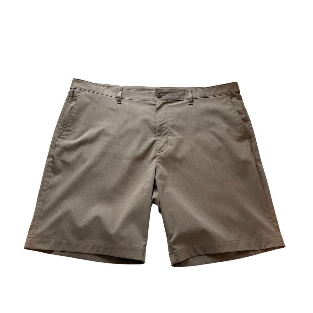 Hawker Rye tan hybrid golf shorts- tan - 42/9